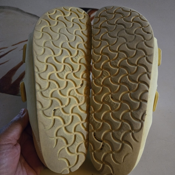 Birkenstock Arizona Essentials Yellow EVA Sandal Size 9 - Picture 7 of 14